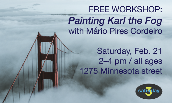 Free Workshop: Painting Karl the Fog with Mário Pires Cordeiro 